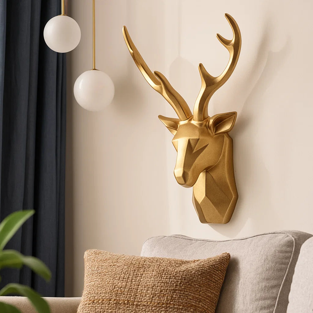 3D Deer Head Decoration For A Sublime Atmosphere