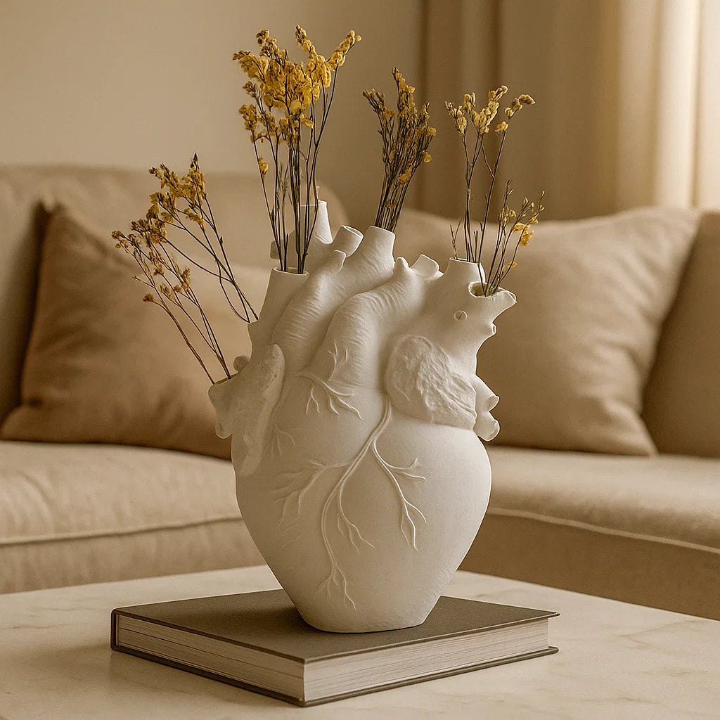 Greek - Inspired Heart Vase