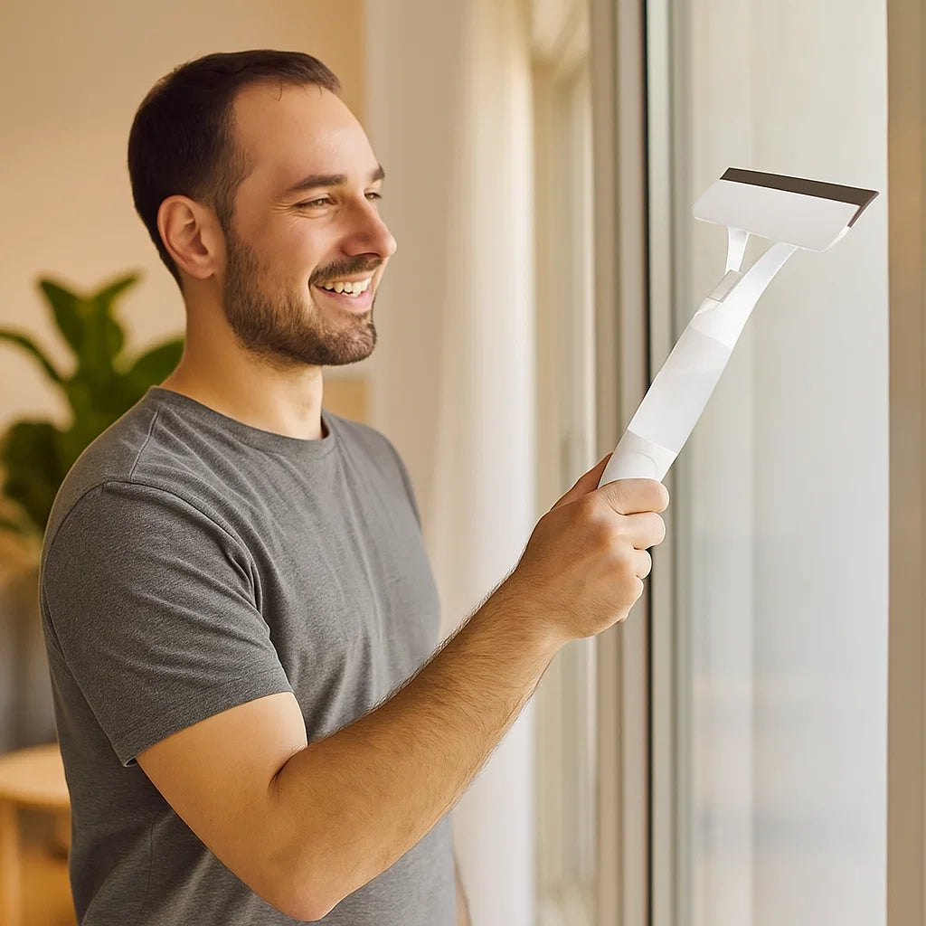 3-in-1 Multifunctional Glass Cleaning Rod