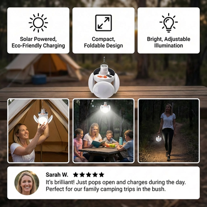 Practical Solar Outdoor and Camping Lamp