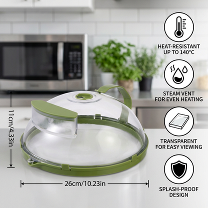 Microwave Cover – Heat-Resistant, Transparent and with Steam Vent