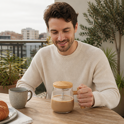 Fully Automatic Electric Mixing Cup – Practical Cup for Effortless and Even Stirring of Drinks & Mixtures