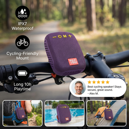 Wireless Bluetooth Speaker – Waterproof & Perfect for Cycling
