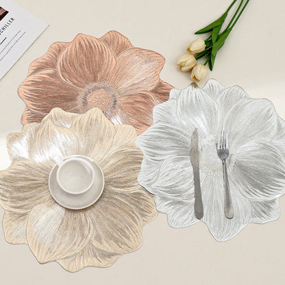 Creative Flower Table Set – Waterproof and Oil-Resistant