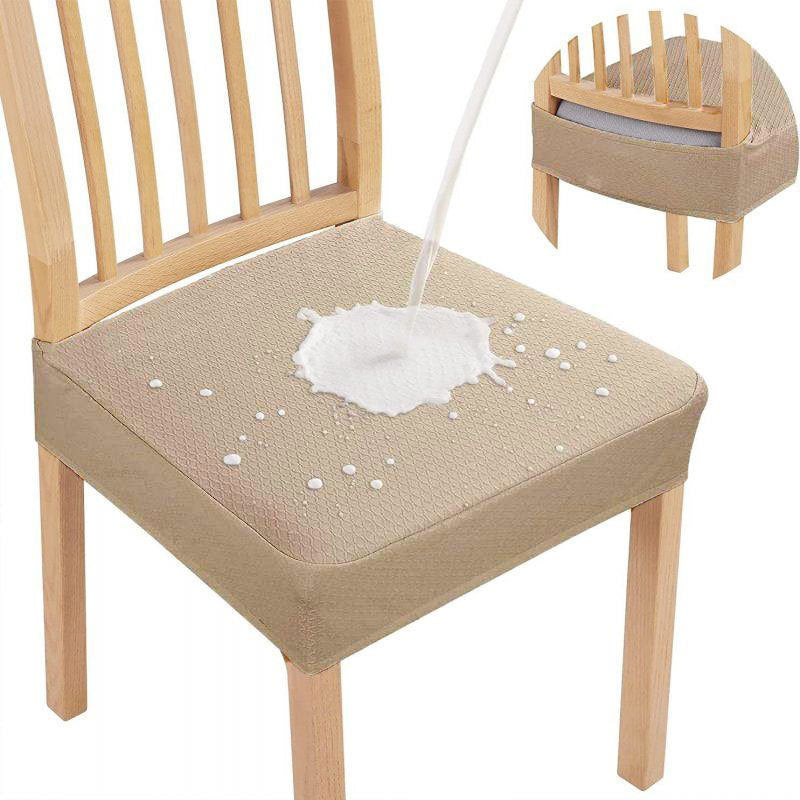 Waterproof Jacquard Chair Cushion Cover – Non-Slip & Easy Care