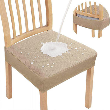 Waterproof Jacquard Chair Cushion Cover – Non-Slip & Easy Care