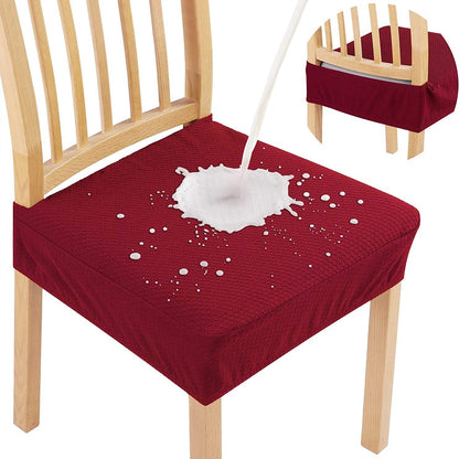 Waterproof Jacquard Chair Cushion Cover – Non-Slip & Easy Care