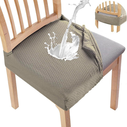 Waterproof Jacquard Chair Cushion Cover – Non-Slip & Easy Care