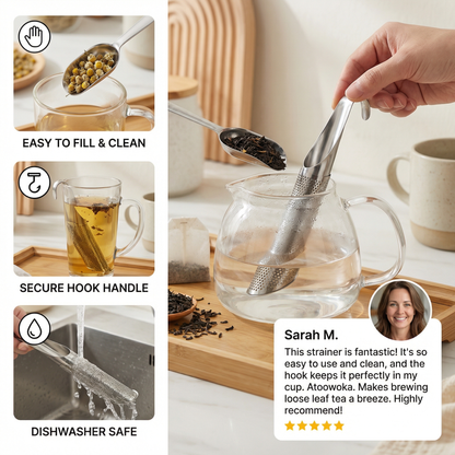 Practical and Handy Teaspoon Strainer