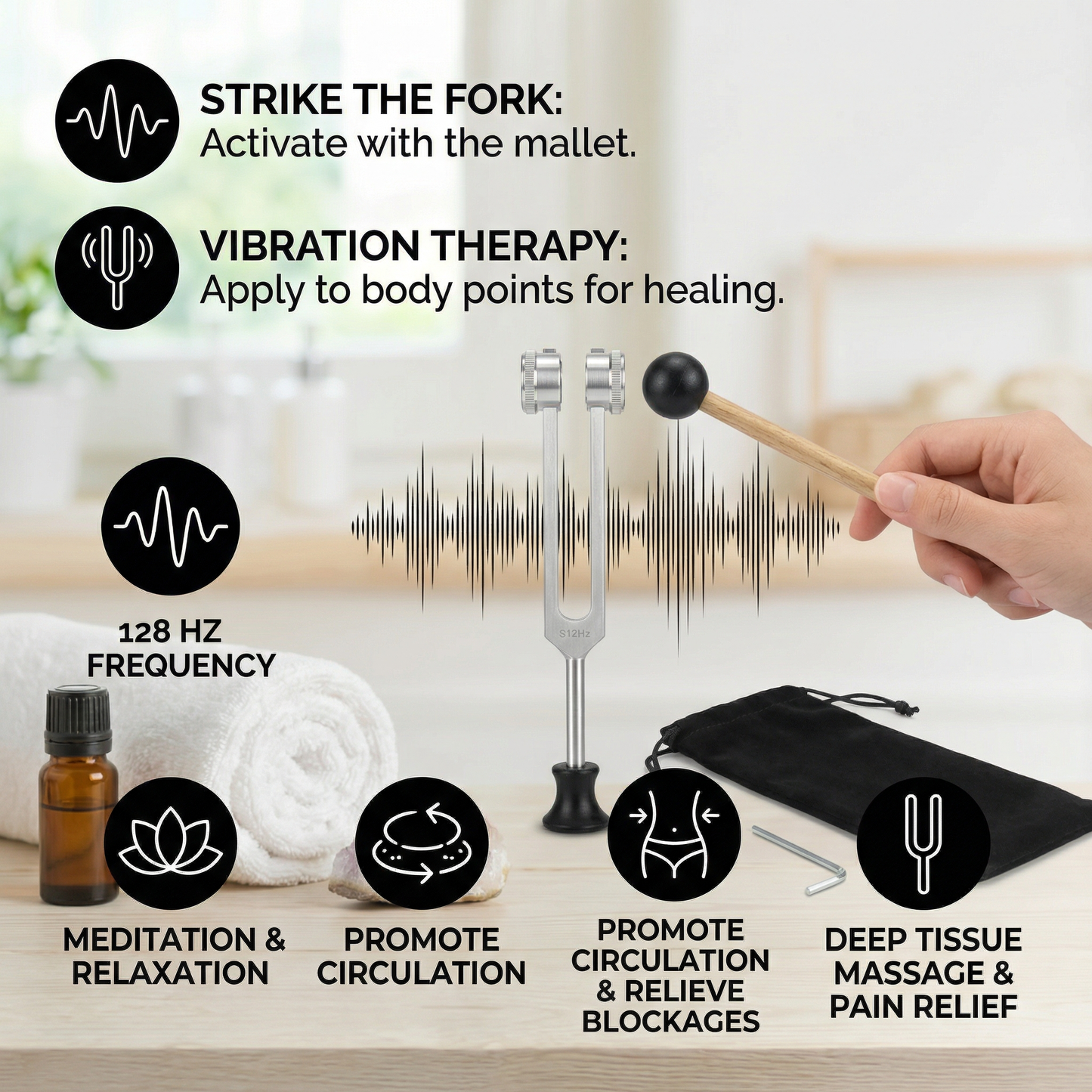 128 Hz Healing and Sound Instrument
