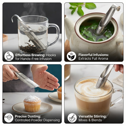 Practical and Handy Teaspoon Strainer