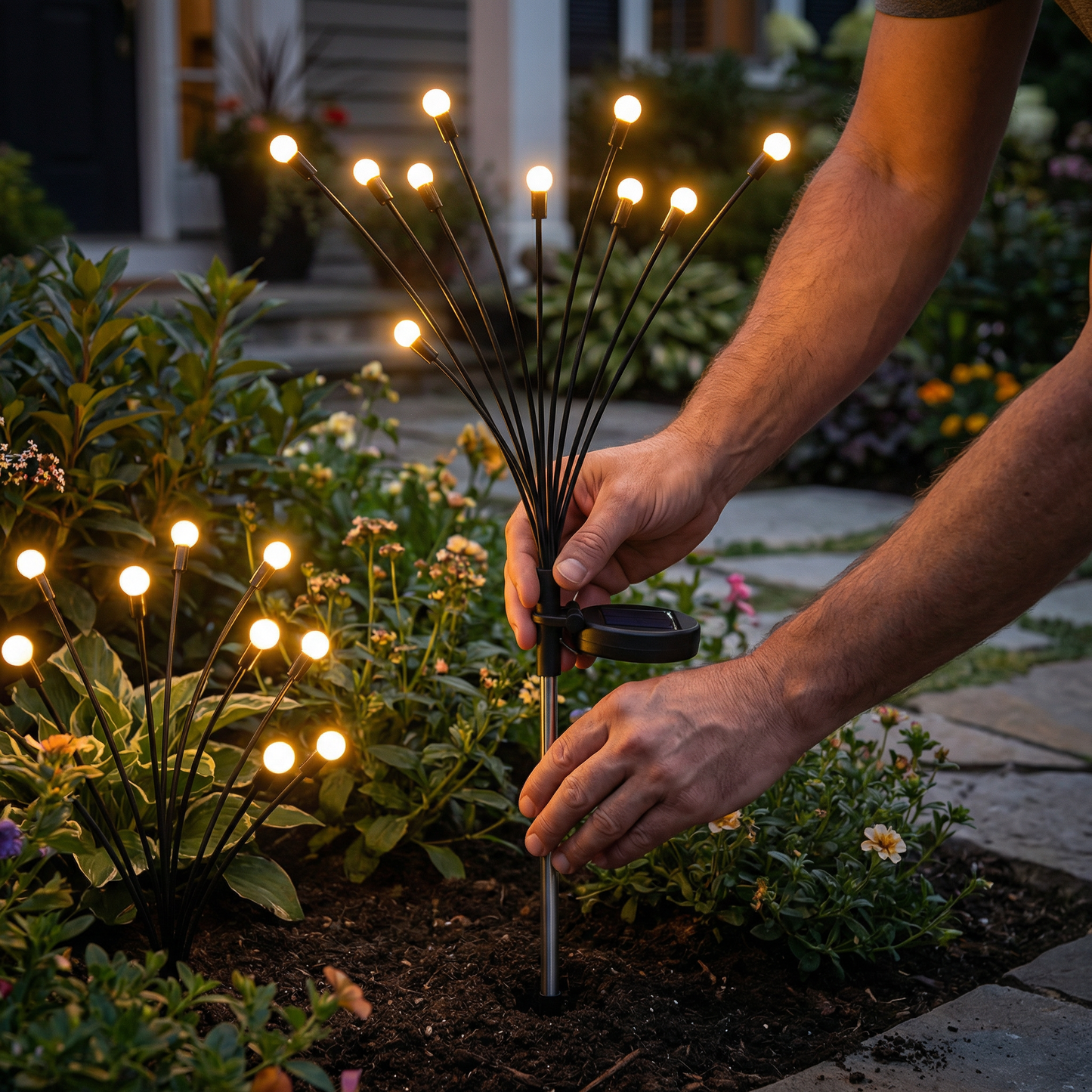 Solar Fireflies Garden Lights