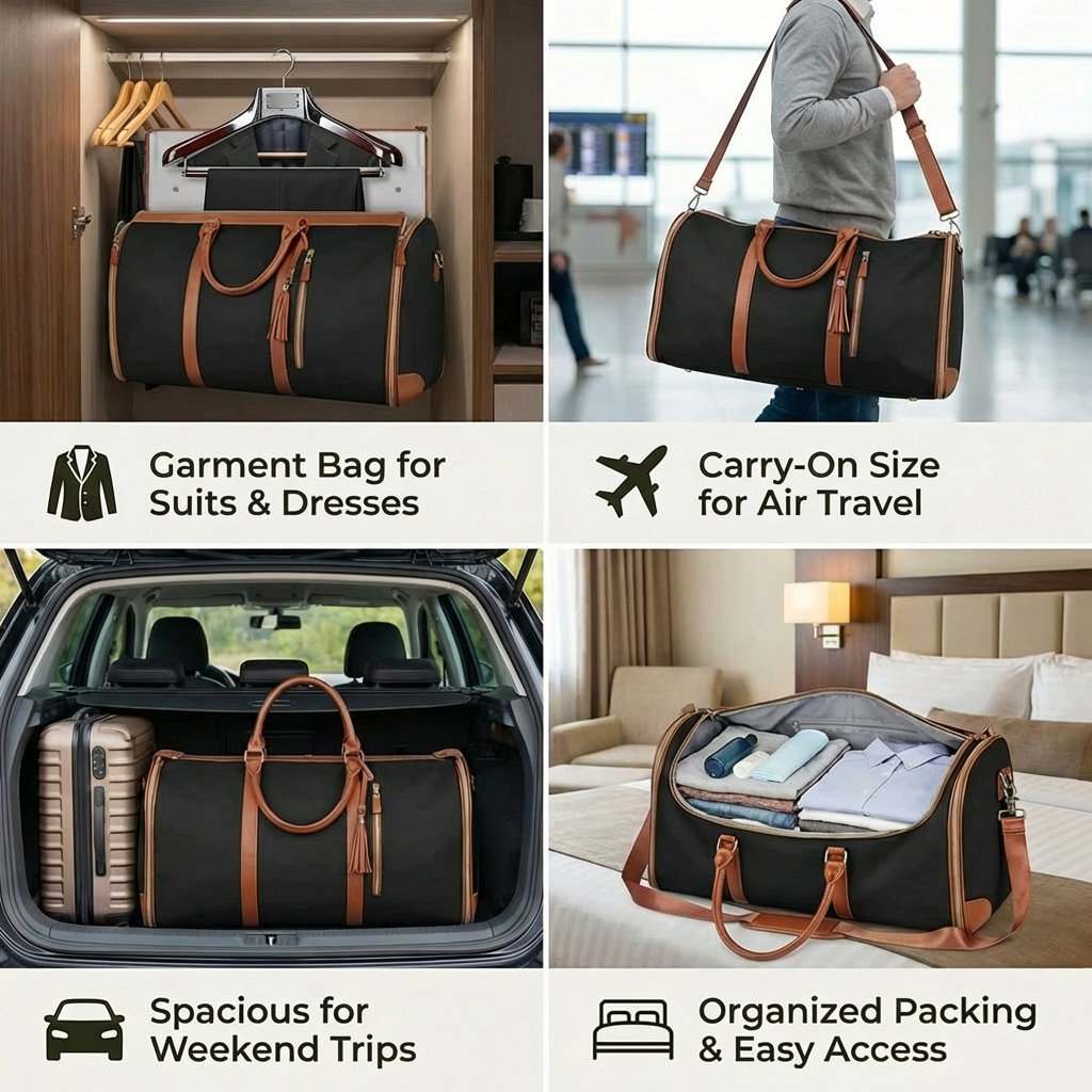 Travel Bag with Extra Space