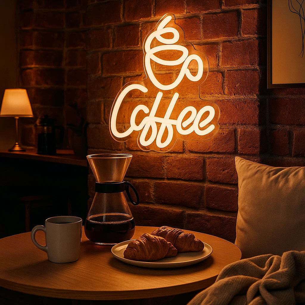 Neon LED Coffee Sign For Wall Decoration