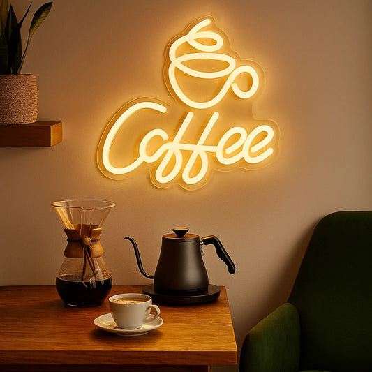 Neon LED Coffee Sign For Wall Decoration