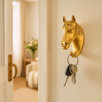 Luxurious Golden Animal Head Wall Hook For Keys