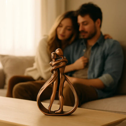 Modern Lovers Sculpture - Symbol Of The Bond
