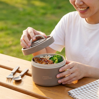 3-Piece Lunch Box Set – Insulated, Leak-Proof & Practical for On-the-Go