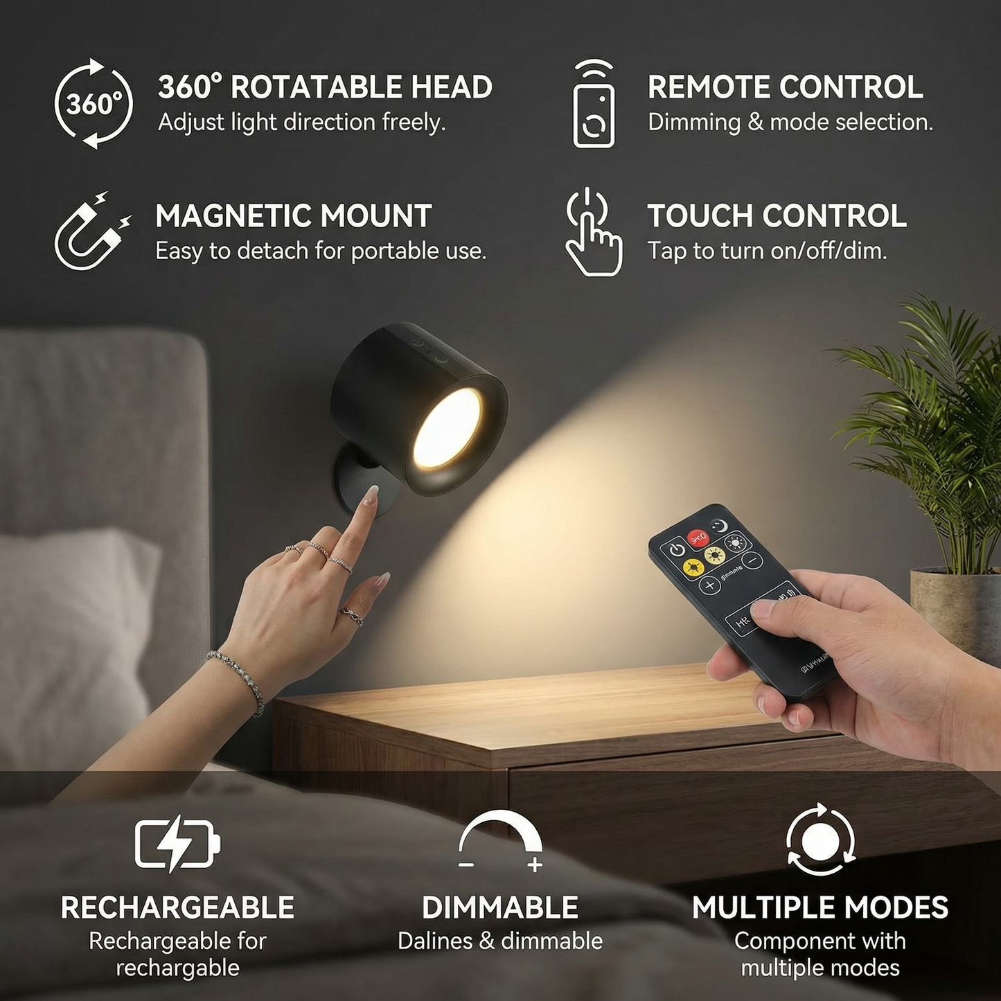 LED 360 ° Wall Lamp
