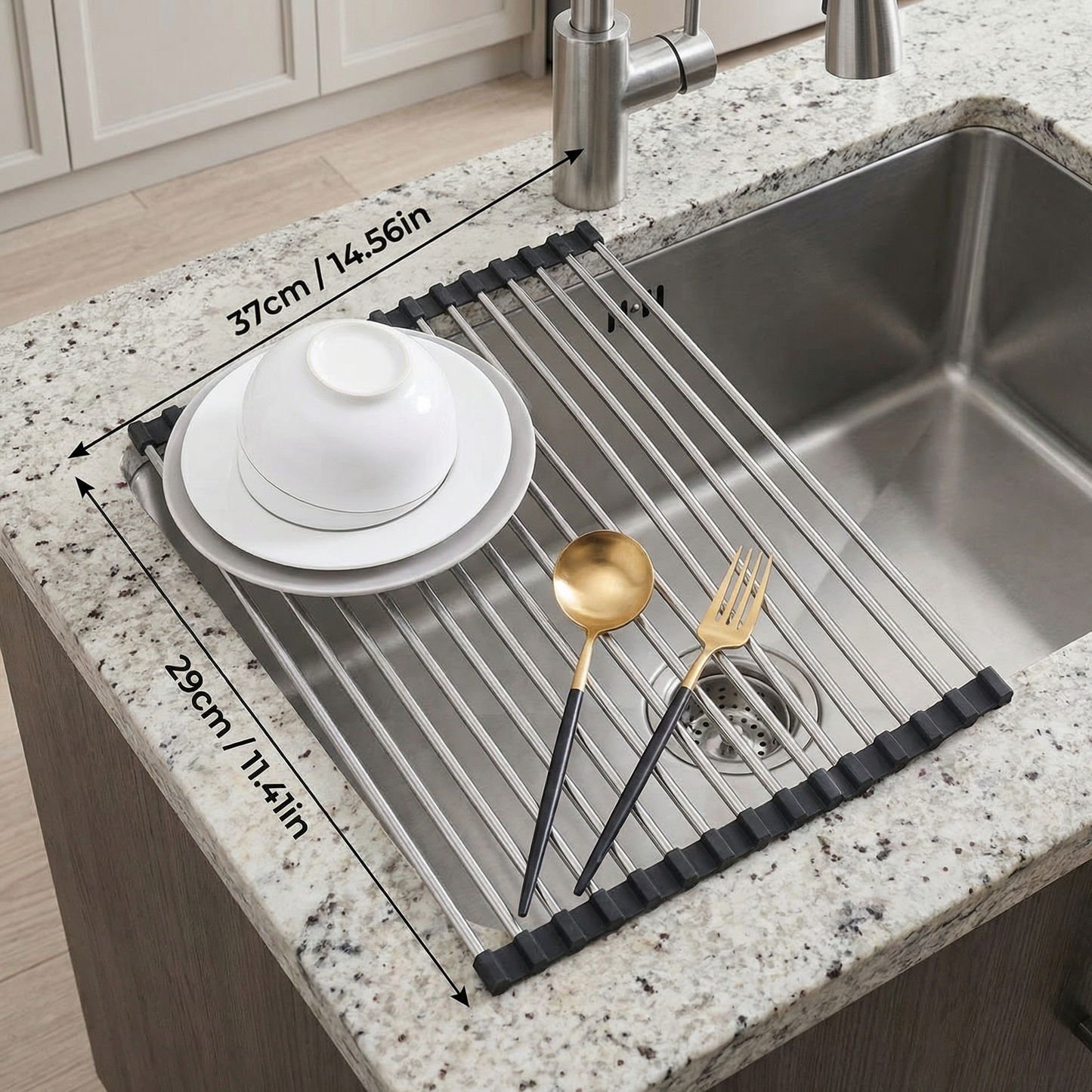 Roll-up Dish Drying Rack
