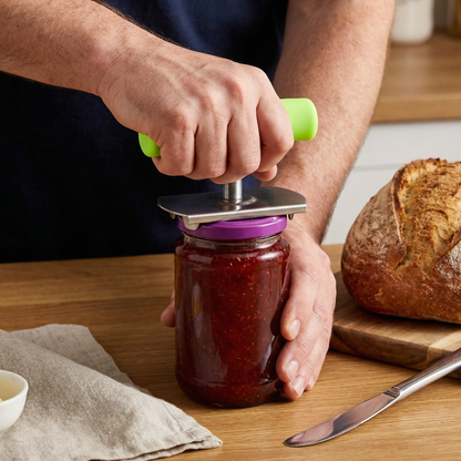Multi-Function Stainless Steel Can & Bottle Opener – Adjustable & Rotatable