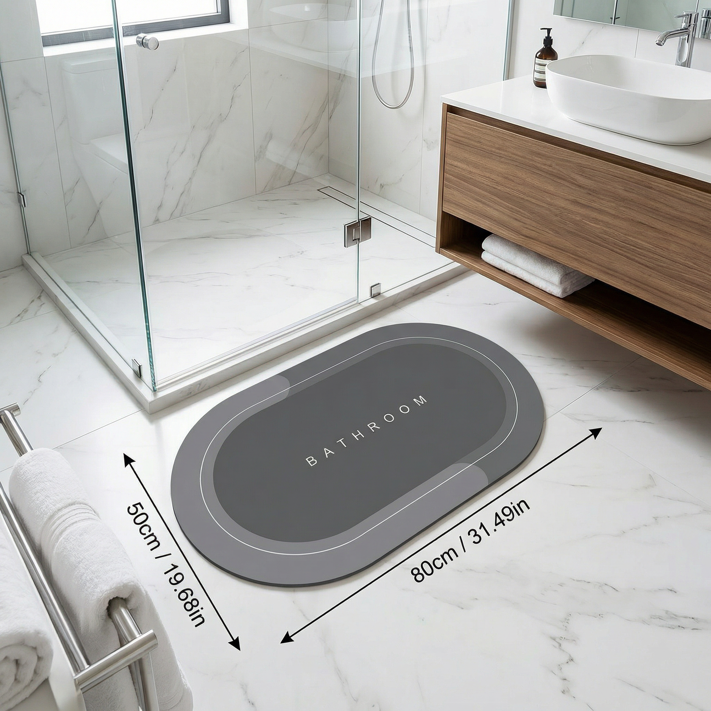Quick - Drying Bathroom Mat