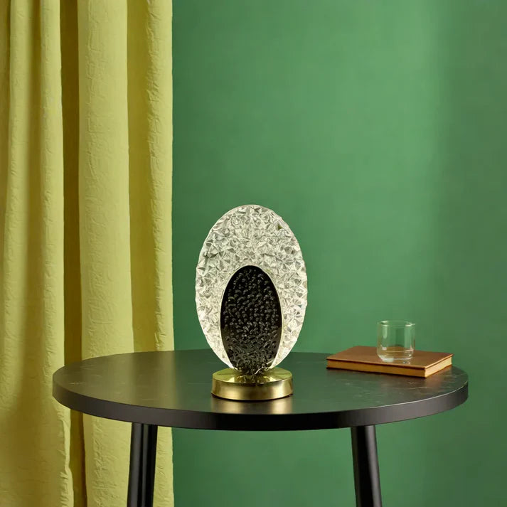Elegant Table Lamp In Peacock Design